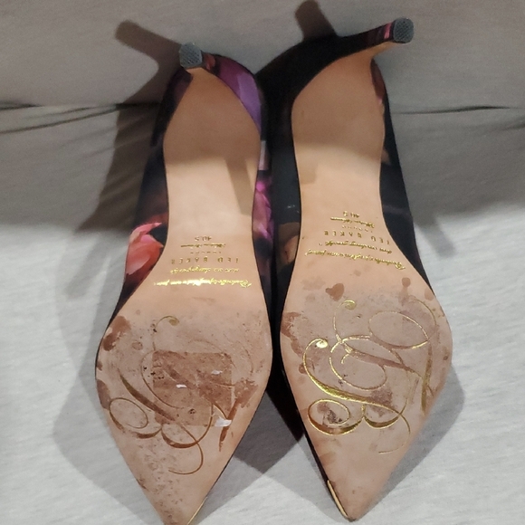 Ted Baker Multicolor Floral Heels - Picture 9 of 11